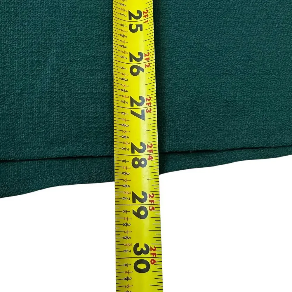 Adrianna Papell Teal Long Sleeve Blouse Women's Plus Size 1X | 68-27 - Picture 5 of 5